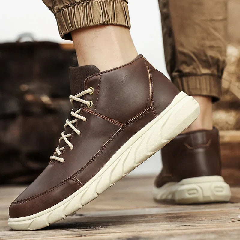 Sneakers da Uomo High Top con Soletta Imbottita e Suola Antiscivolo