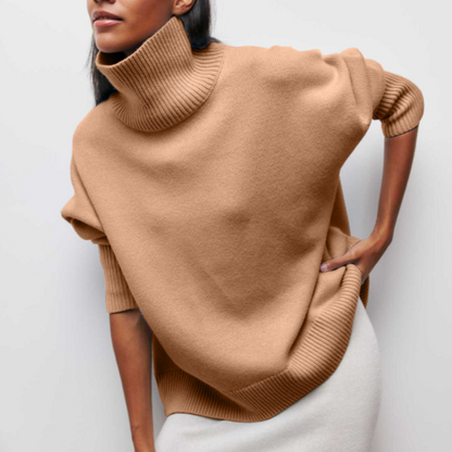 Maglione Dolcevita Oversize da Donna I Ideale per l'Autunno
