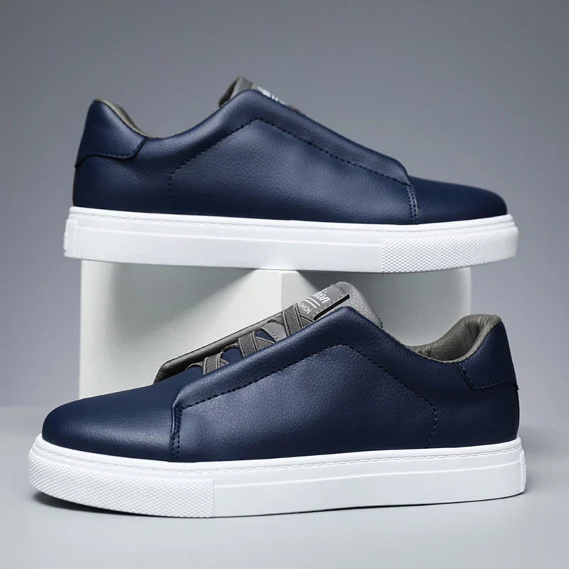 Sneakers da Uomo Design Minimalista Suola Flessibile Calzata Affusolata