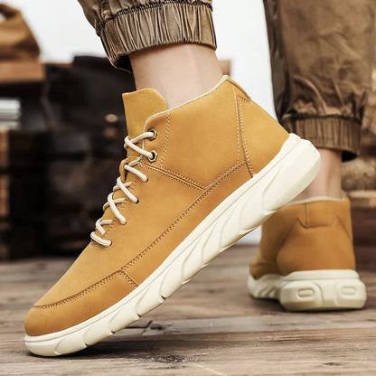 Sneakers da Uomo High Top con Soletta Imbottita e Suola Antiscivolo