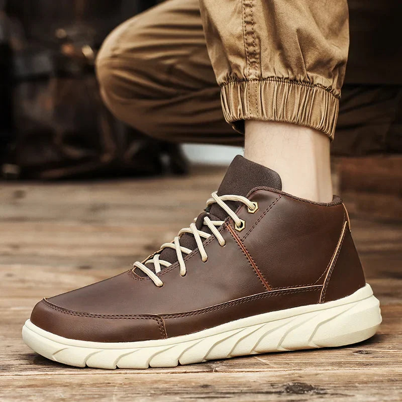 Sneakers da Uomo High Top con Soletta Imbottita e Suola Antiscivolo