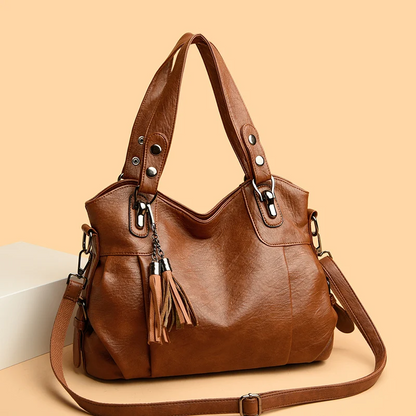 Borsa a Spalla in Pelle da Donna Borsa a Tracolla Tote | Ideale per Tutte le Stagioni