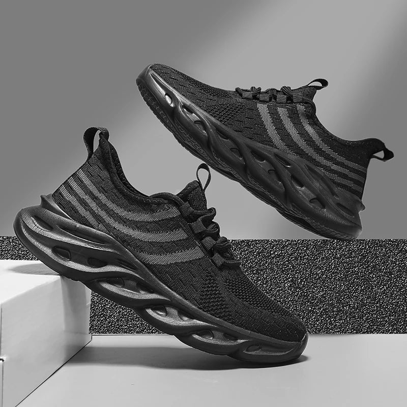 Men's Sports Shoes in Breathable Mesh with StickTread Sole