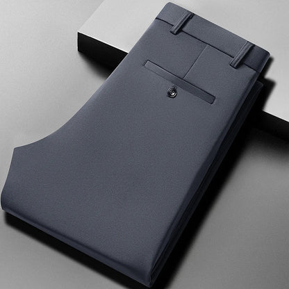 Pantaloni Stretch da Uomo con Vita Elasticizzata e Vestibilità Sartoriale