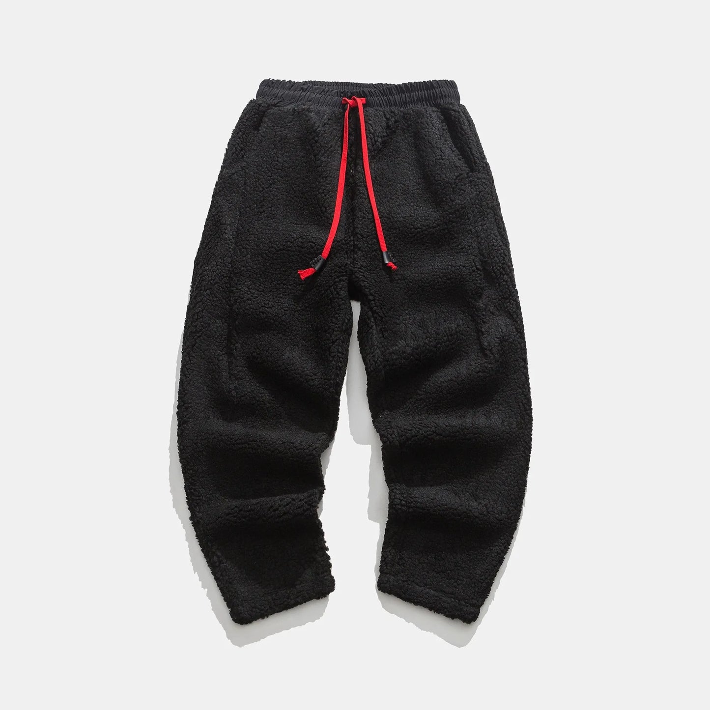 Pantaloni da Tuta da Uomo con Vestibilità Comoda, Coulisse in Vita e Fodera in Pile Spesso