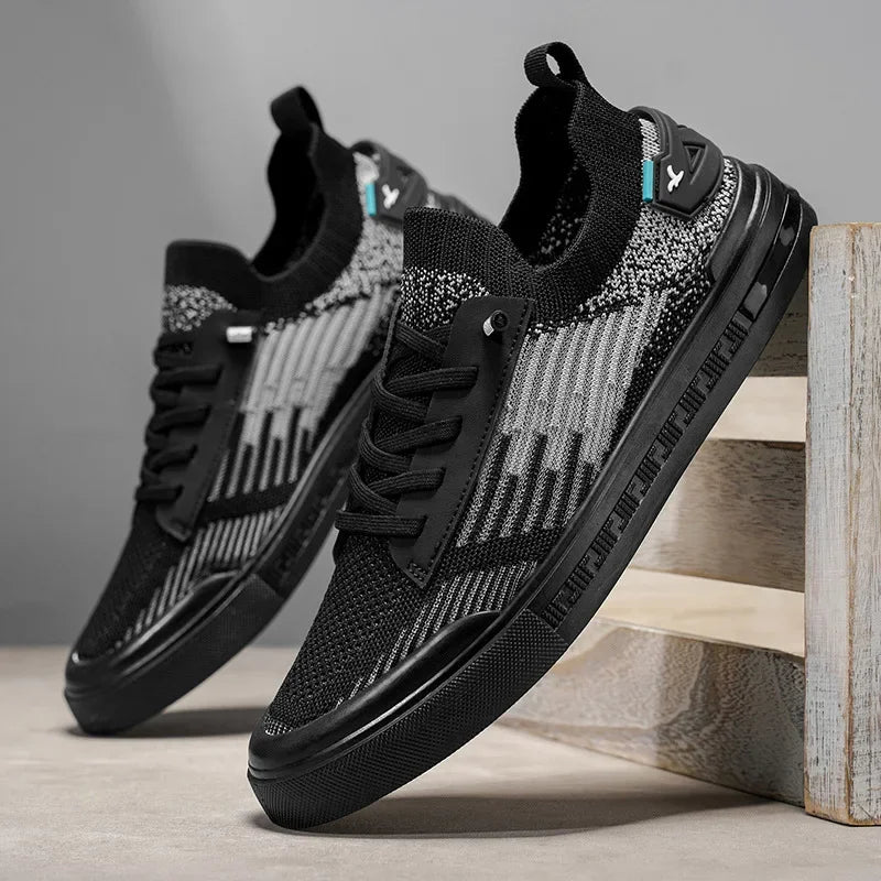 Sneakers da Uomo in Maglia con Design Bicolore e Soletta EVA