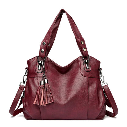 Borsa a Spalla in Pelle da Donna Borsa a Tracolla Tote | Ideale per Tutte le Stagioni