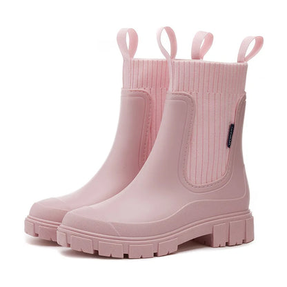 Stivali da Pioggia da Donna in Materiale Eco Resistente all’Acqua