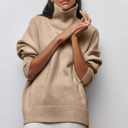 Maglione Dolcevita Oversize da Donna I Ideale per l'Autunno