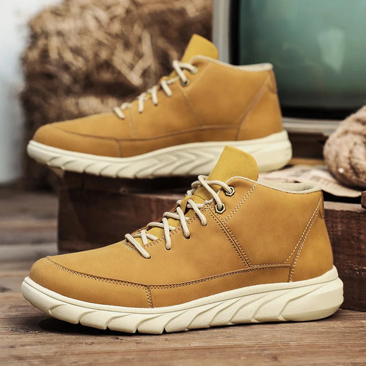 Sneakers da Uomo High Top con Soletta Imbottita e Suola Antiscivolo