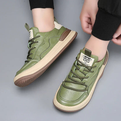 Sneakers da Uomo con Soletta Imbottita, Colletto Imbottito e Suola in Gomma