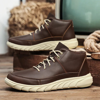 Sneakers da Uomo High Top con Soletta Imbottita e Suola Antiscivolo