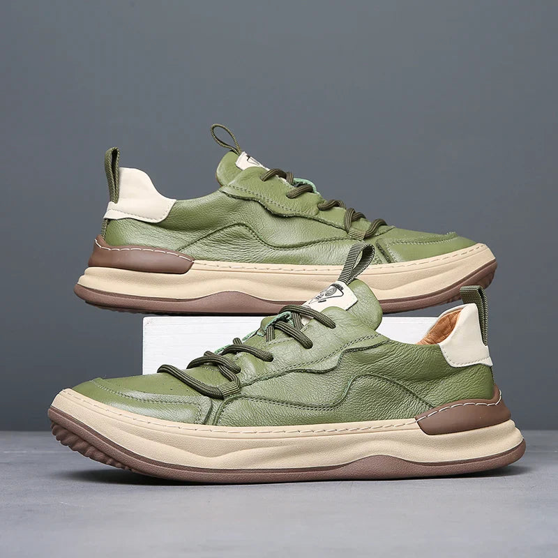 Sneakers da Uomo con Soletta Imbottita, Colletto Imbottito e Suola in Gomma