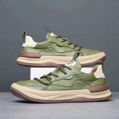 Sneakers da Uomo con Soletta Imbottita, Colletto Imbottito e Suola in Gomma