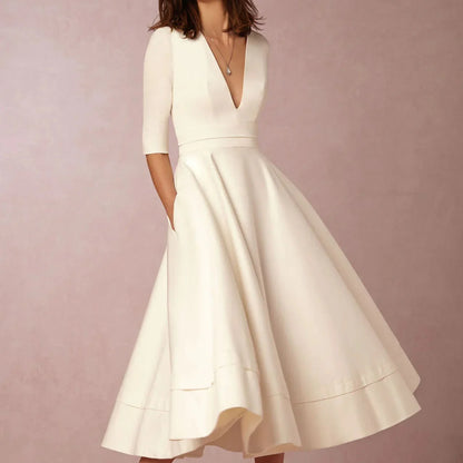Abito Swing A-Line Vintage Anni '60 con Gonna Svasata | Ideale per Primavera e Autunno