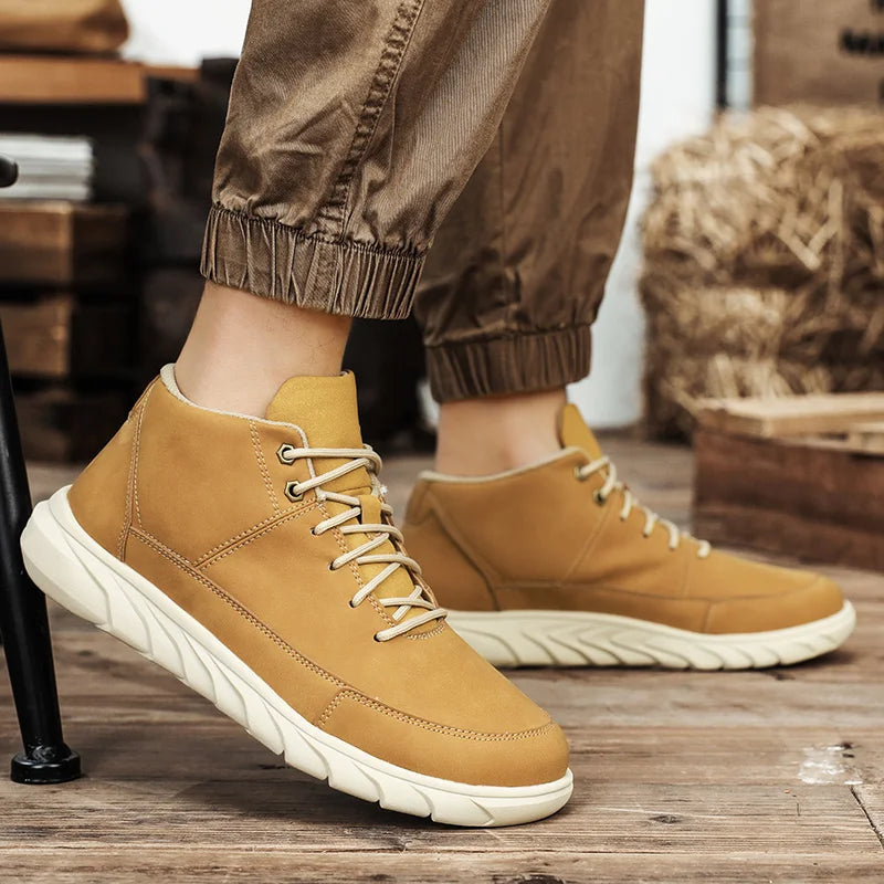 Sneakers da Uomo High Top con Soletta Imbottita e Suola Antiscivolo