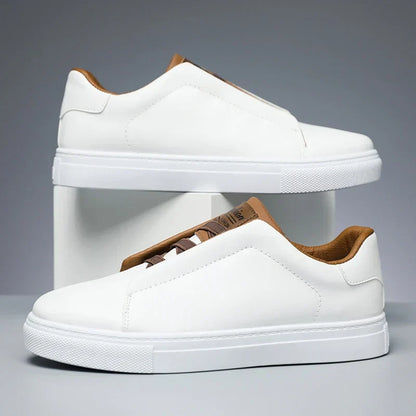 Sneakers da Uomo Design Minimalista Suola Flessibile Calzata Affusolata