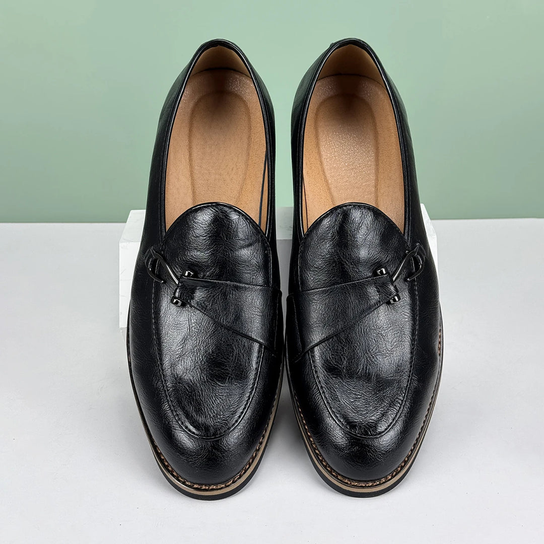 Mocassini da Uomo Slip On Dettaglio Fishhook Suola Antiscivolo