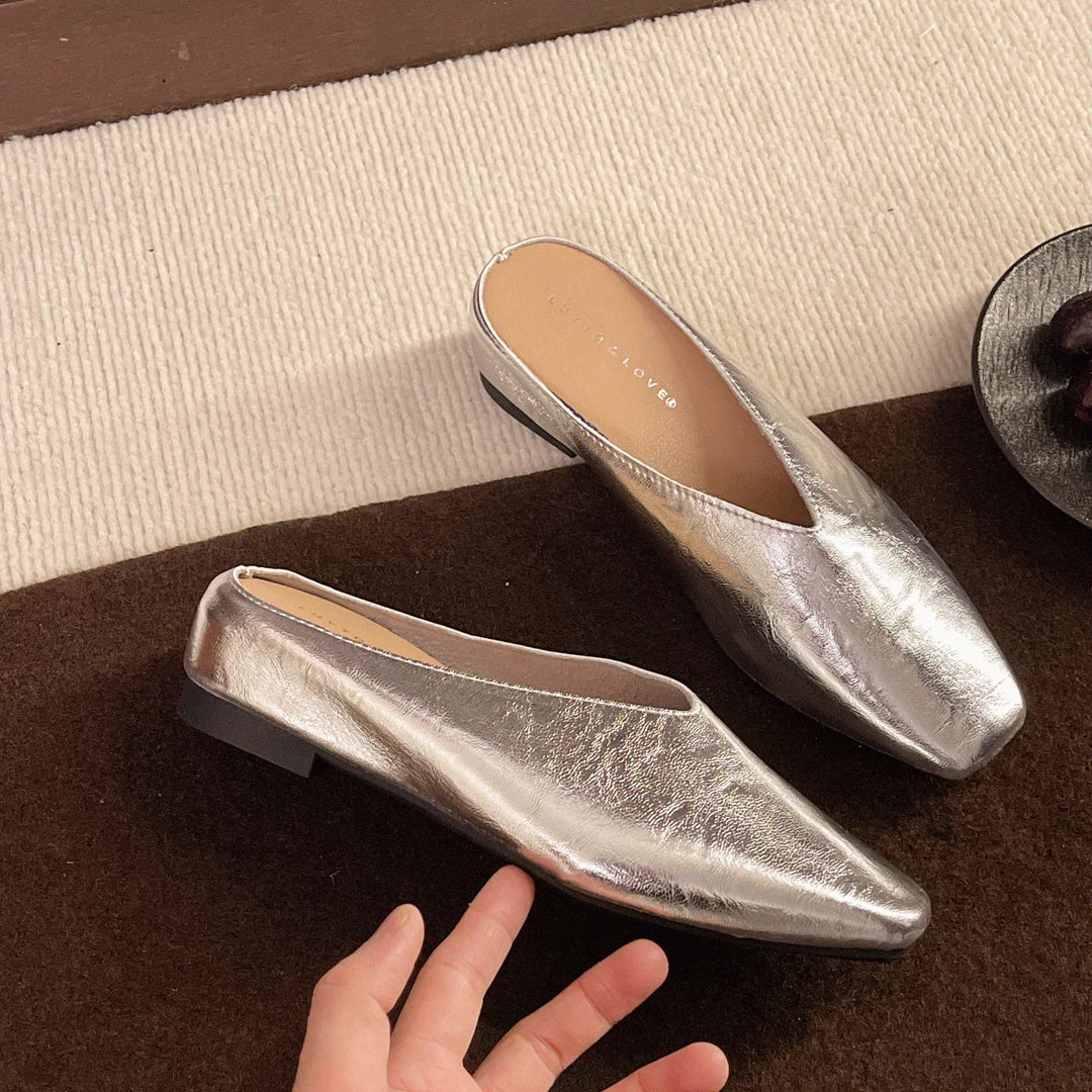 Ballerine Slip-On da Donna con Taglio Basso e Suola di Supporto