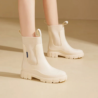 Stivali da Pioggia da Donna in Materiale Eco Resistente all’Acqua