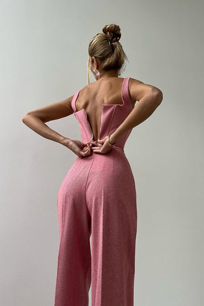 Completo da Uomo in Tre Pezzi con Blazer Doppio Petto, Pantaloni Coordinati e Top Interno