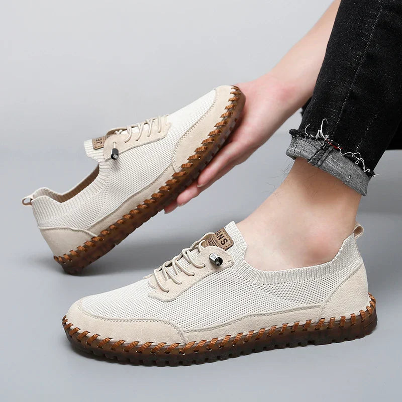 Sneakers da Uomo in Mesh con Lacci, Soletta in EVA e Suola in Gomma