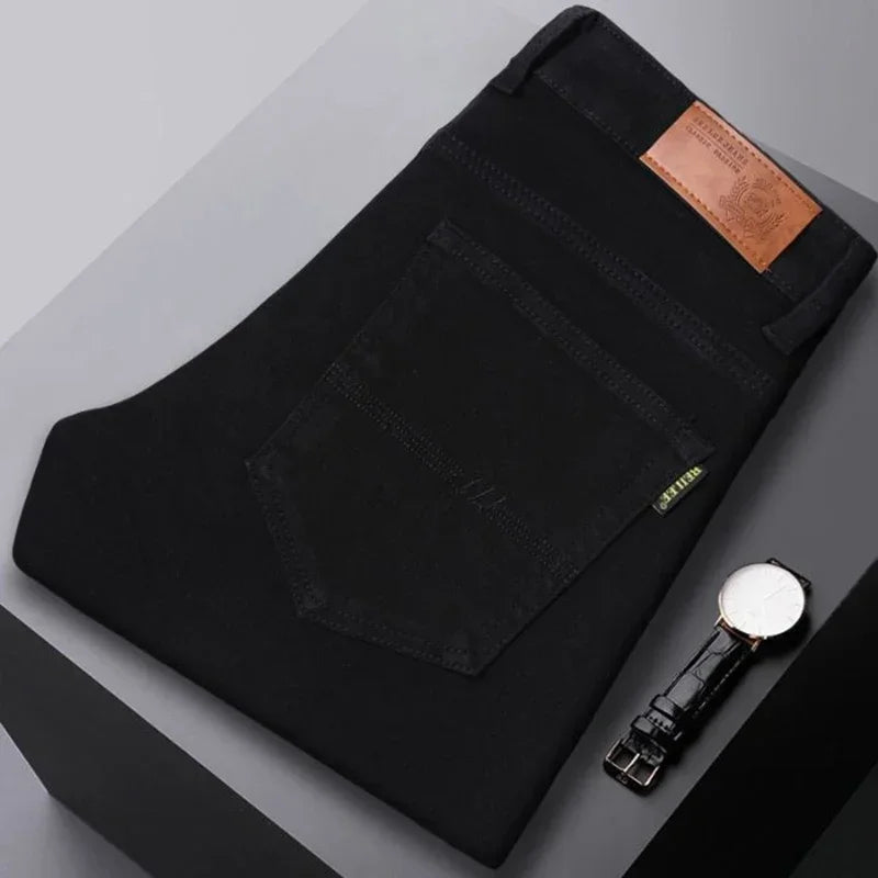 Jeans Uomo Cotone Colorato Straight-Leg Fit