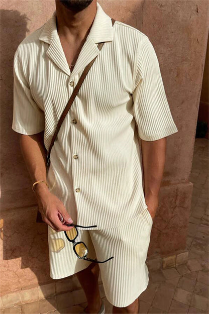 Set blusa in velluto a costine con vestibilità comoda
