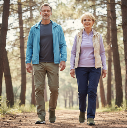 Scarpe Ortopediche da Trekking Slip-On da Uomo con Suola Antiscivolo