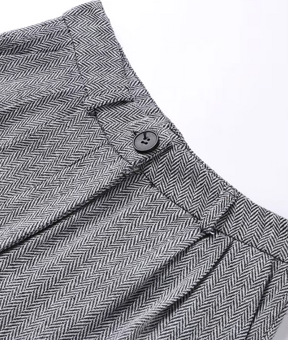 Completo Tre Pezzi Elegante Herringbone