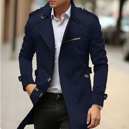 Trench Classico Comodo con Design Elegante Ideale per l’Autunno