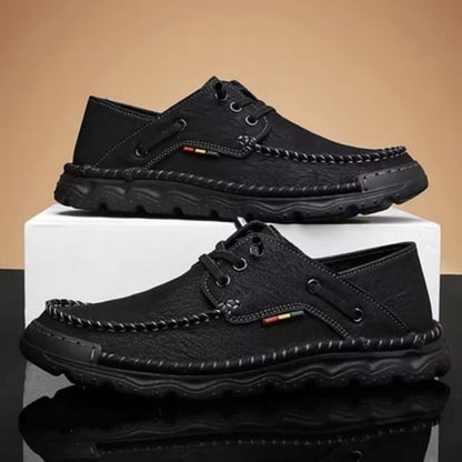 Oxford Invernali da Uomo con Suola Robusta e Bordo Cucito a Mano