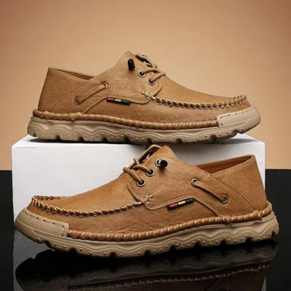 Oxford Invernali da Uomo con Suola Robusta e Bordo Cucito a Mano