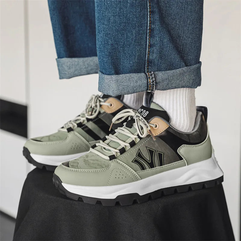 Sneakers da Uomo con Soletta Imbottita e Suola Resistente