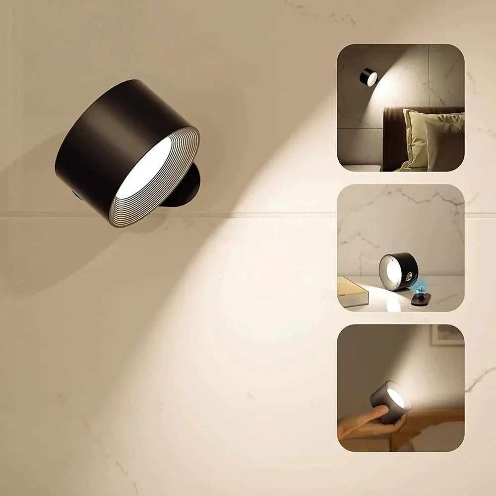 Lampada da Parete Magnetica Wireless 360°