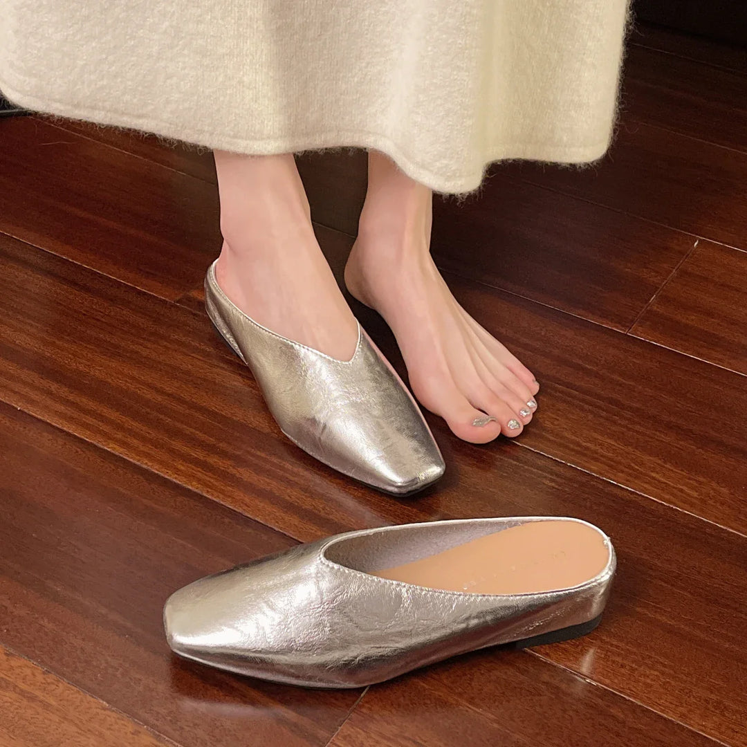 Ballerine Slip-On da Donna con Taglio Basso e Suola di Supporto