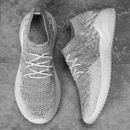 Sneakers da Uomo in Mesh con Colletto Elasticizzato e Suola in Gomma