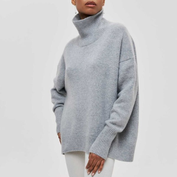 Maglione Dolcevita Oversize da Donna I Ideale per l'Autunno