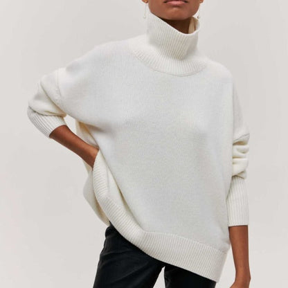 Maglione Dolcevita Oversize da Donna I Ideale per l'Autunno