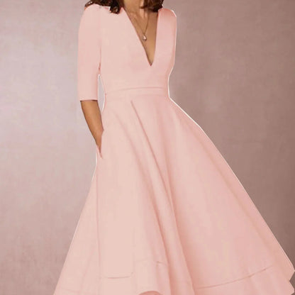 Abito Swing A-Line Vintage Anni '60 con Gonna Svasata | Ideale per Primavera e Autunno