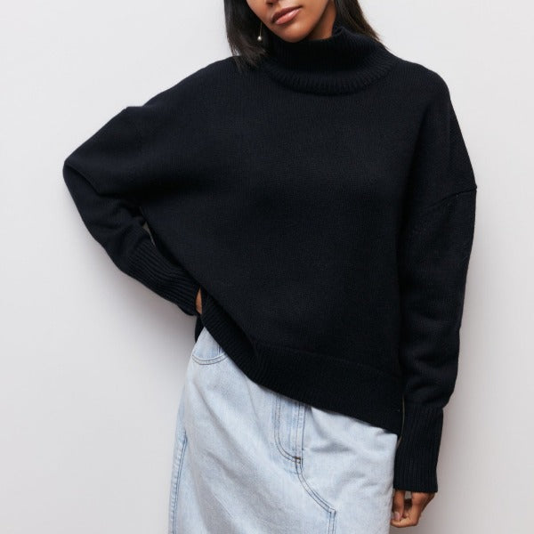 Maglione Dolcevita Oversize da Donna I Ideale per l'Autunno