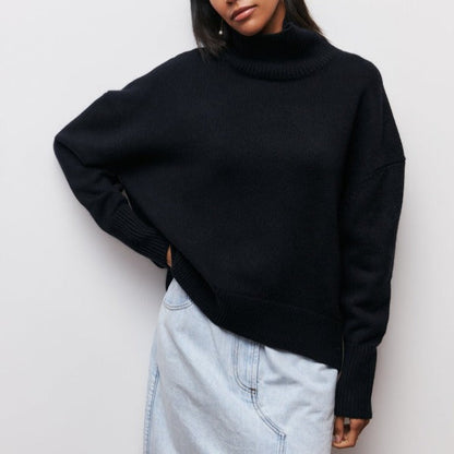 Maglione Dolcevita Oversize da Donna I Ideale per l'Autunno