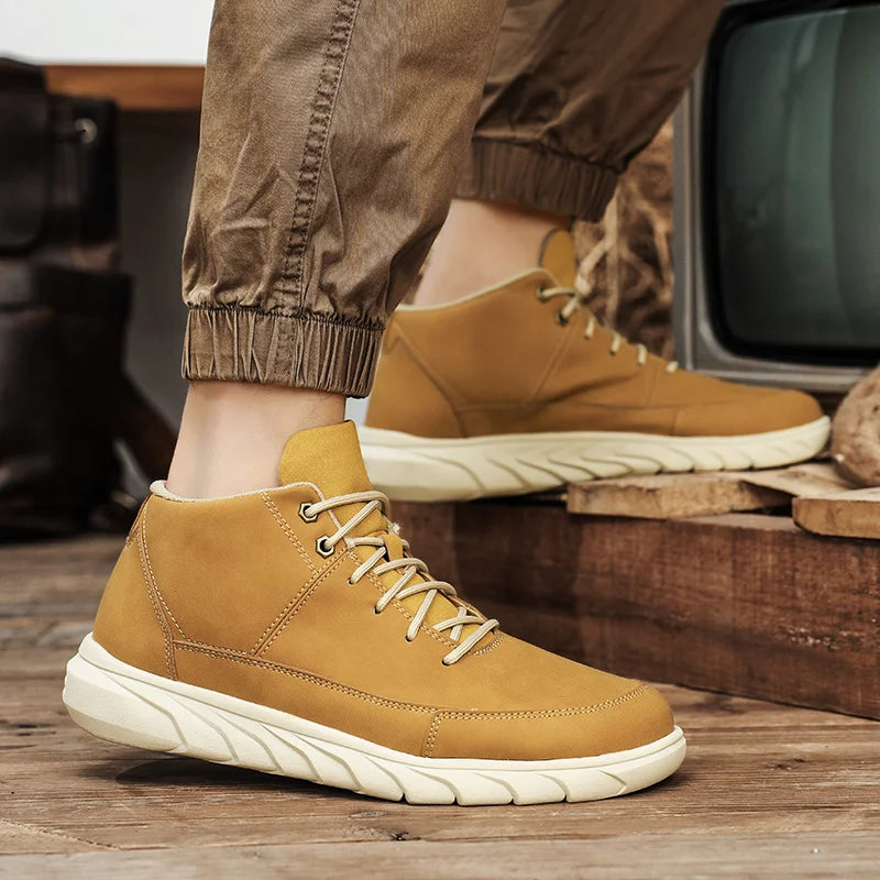 Sneakers da Uomo High Top con Soletta Imbottita e Suola Antiscivolo