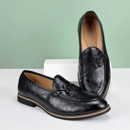 Mocassini da Uomo Slip On Dettaglio Fishhook Suola Antiscivolo