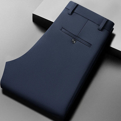 Pantaloni Stretch da Uomo con Vita Elasticizzata e Vestibilità Sartoriale