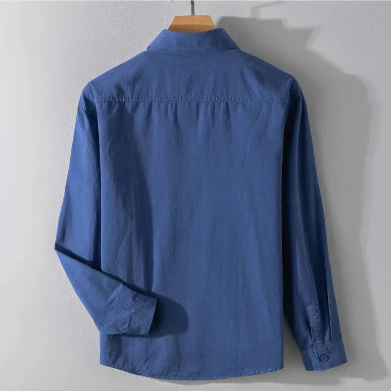 Camicia da Uomo Bottoni Due Tasche Design Leggero