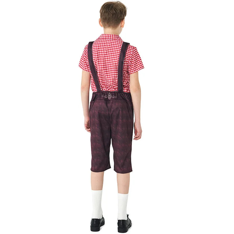 Costumi da Bambini Oktoberfest con Dirndl e Lederhosen Taglie 92–128