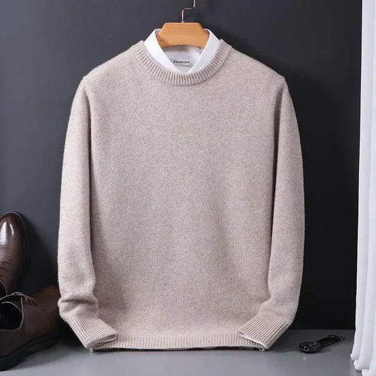 Maglione da Uomo a Maniche Lunghe con Girocollo o Scollo a V