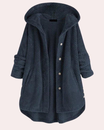 Cappotto Invernale da Donna con Cappuccio, Lunghezza Lunga e Resistente all’Acqua