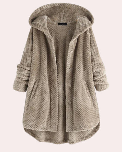 Cappotto Invernale da Donna con Cappuccio, Lunghezza Lunga e Resistente all’Acqua